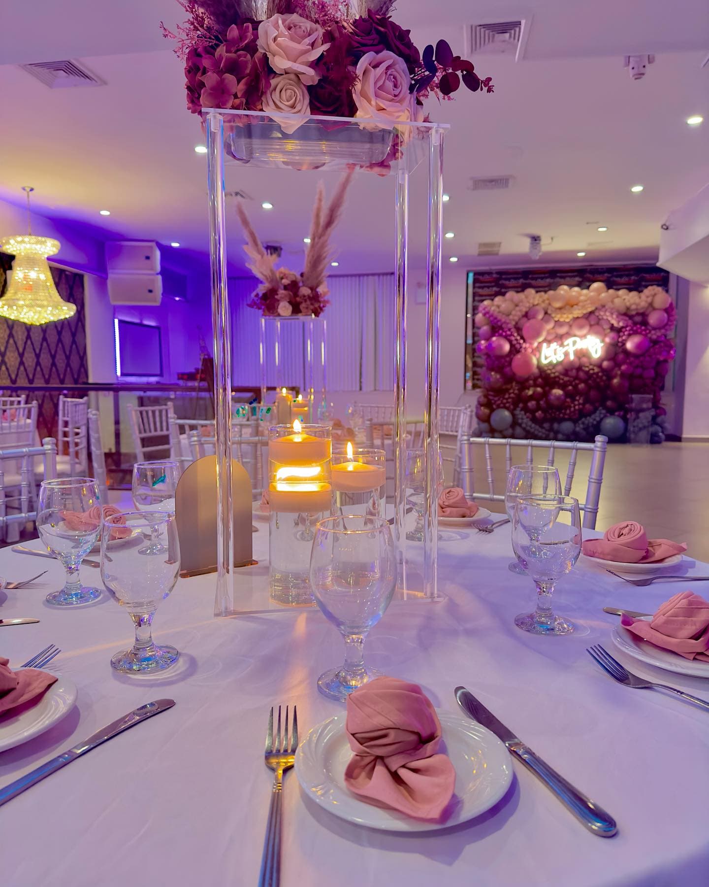 Banquet event setup
